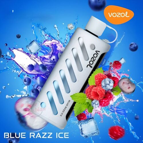 Vozol Vape Gear Shisha 25000 - Blue Razz Ice