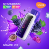 Vozol Vape Star 20000 - Grape Ice