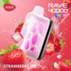 Vozol Vape Rave 40000 - Strawberry Ice